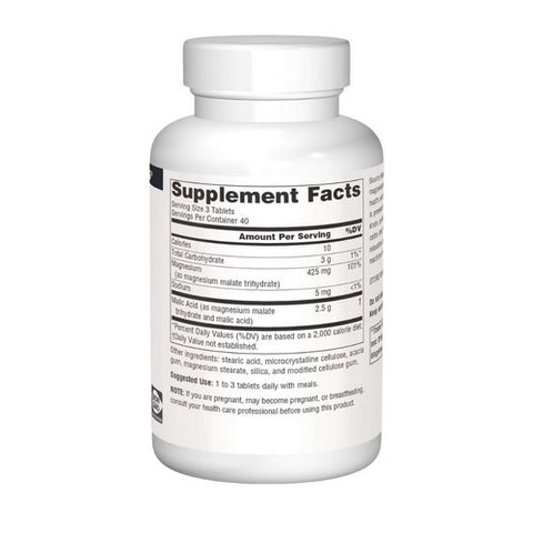 Source Naturals, Malic Acid, 833 mg, 120 Tabs