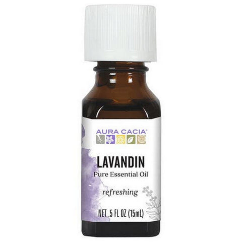 Aura Cacia, Essential Oil Lavandin, (lavandula intermedia) 0.5 Fl Oz