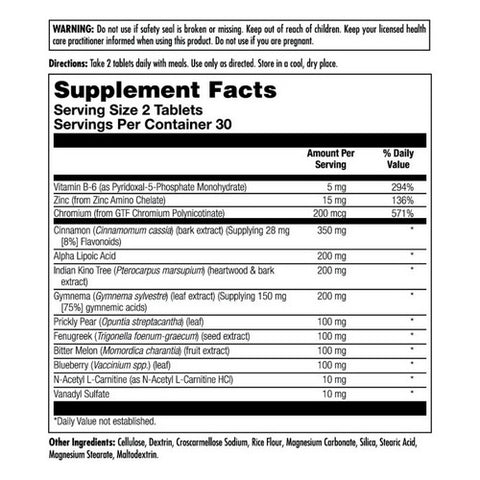 Kal, Blood Sugar Defense, 60 Tabs