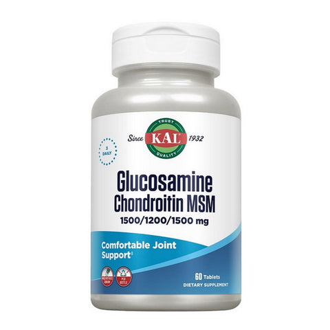 Kal, Glucosamine Chondroitin MSM, 60 Tabs
