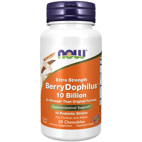 Now Foods, Berry Dophilus 10 Billion, 50 Chews