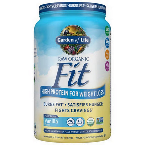Garden of Life, Raw Organic Fit, Vanilla 32.2oz