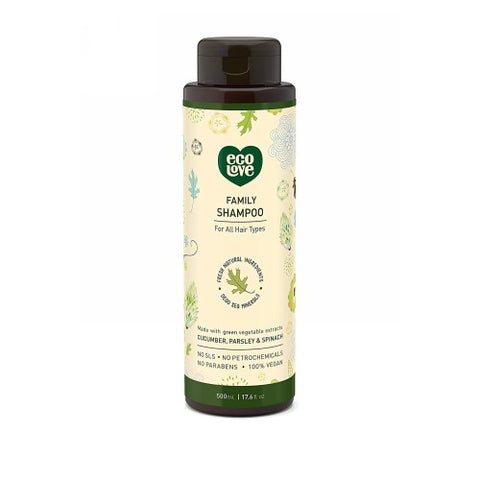 Eco Love, 100% Vegan Shampoo, 17.6 Oz
