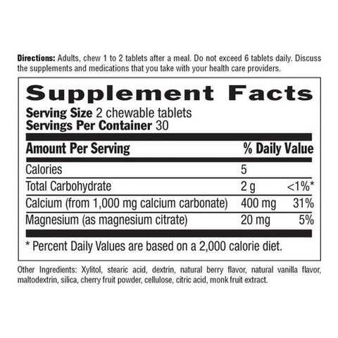 Country Life, Acid Rescue, Berry 60 Chews