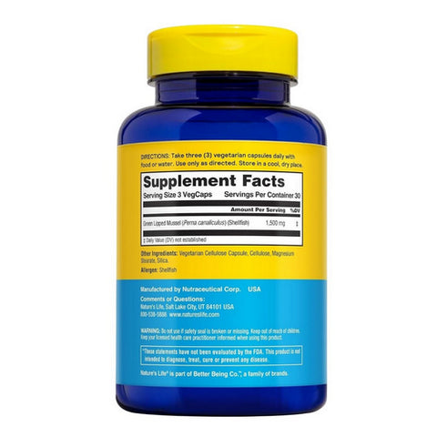 Nature's Life, Green Lipped Mussel, 90 Each