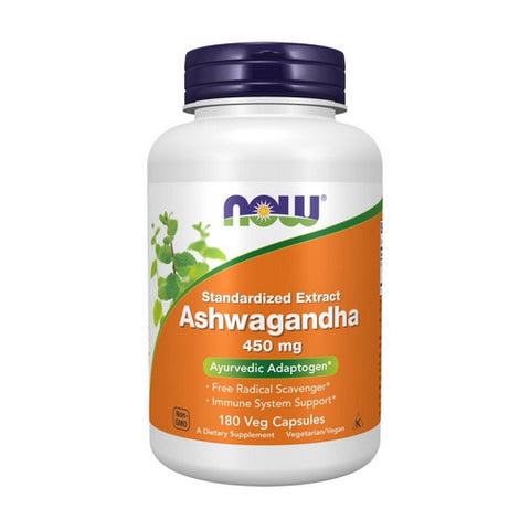 Now Foods, Ashwagandha, 450 mg, 180 Veg Caps