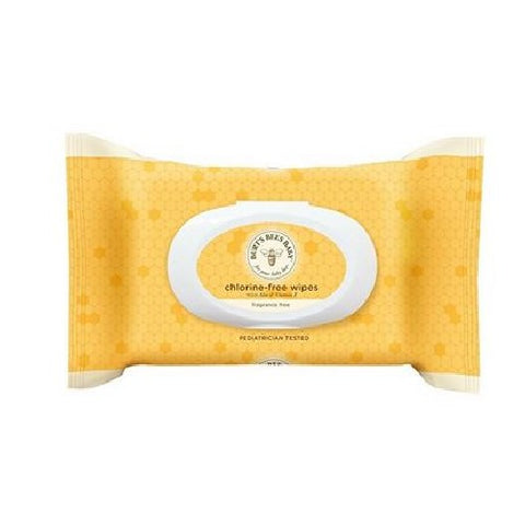 Baby Bee Chlorine-Free Wipes 72 Count by Burt's Bees