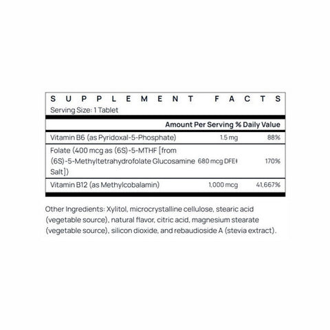 Jarrow Formulas, Methyl B-12 & Methyl Folate, Lemon 100 Lozenges