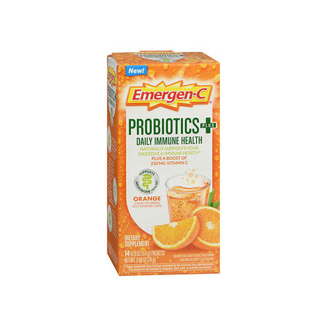 Emergen-C, Probiotics +, Orange 14 Count