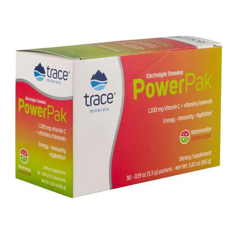 Trace Minerals, Electrolyte Stamina Power Non-Gmo, Watermelon 30 Pack