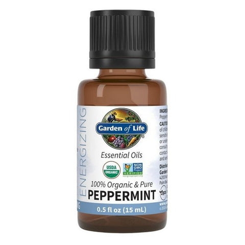 Garden of Life, Organic Essential Oil, Peppermint 0.5 Oz