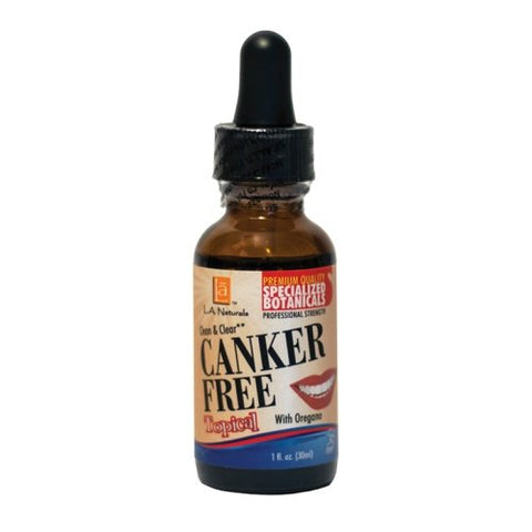 L. A .Naturals, Clear & Clean Canker Free, 1 Oz