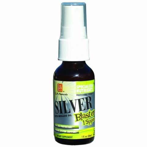 L. A .Naturals, Silver Blaster Oral Spray Plus Oregano, 1 Oz