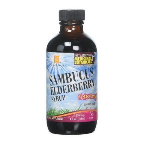 L. A .Naturals, Sambucus Elderberry Syrup, 4 Oz
