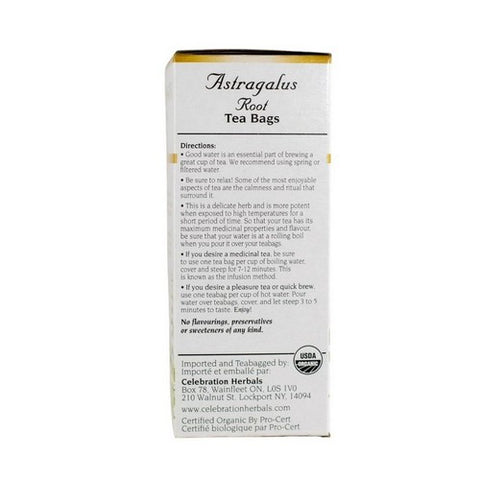 Celebration Herbals, Organic Astragalus Root Tea, 24 Bags