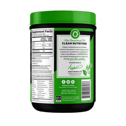 Orgain, Collagen Peptides Protein Powder Grass Fed, 1 lb