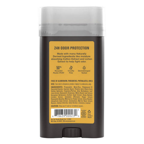 Every Man Jack, Deodorant Aluminum Free Sandalwood, 3 oz