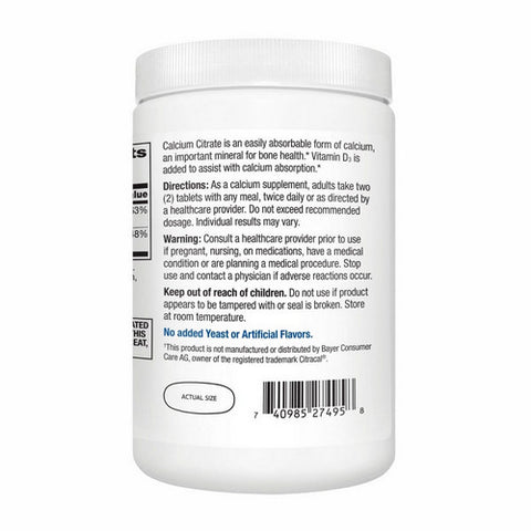 21st Century, 21st Century Calcium Citrate + D Caplets, 400 Tabs