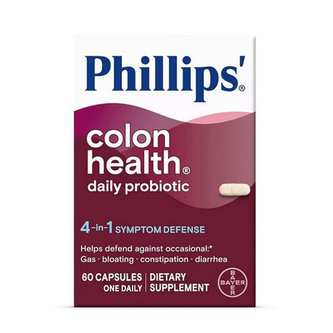 Phillips, Colon Health Daily Probiotic Capsules, 60 Caps