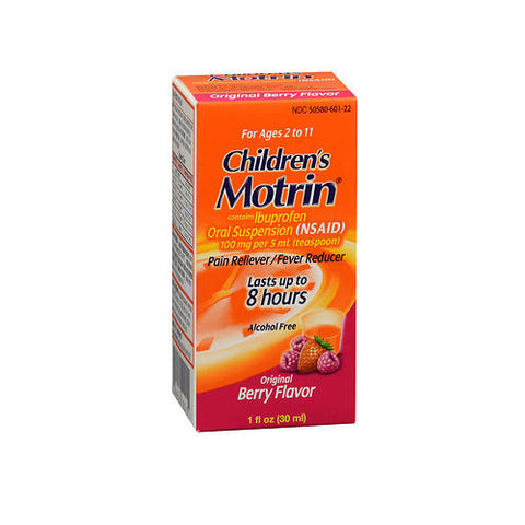 Motrin, Children's Ibuprofen Pain Reliever - Fever Reducer Oral Suspension, 1 Oz