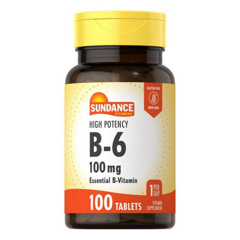 Sundance, Vitamins B-6, 100 mg, 100 Tabs