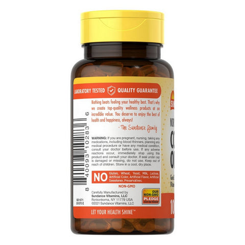 Sundance, Norwegian Cod Liver Oil With EPA-DHA Quick Release Softgels, 100 Tabs