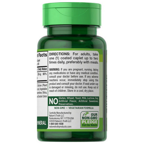 Nature's Truth, Magnesium, 250 Mg, 100 Tabs
