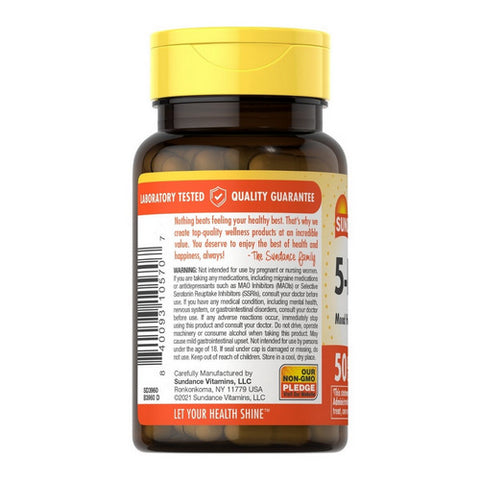 Sundance, Vitamins 5-HTP Capsules, 100 mg, 50 Caps