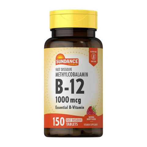 Sundance, B-12 Fast Dissolve Tablets, 1000 mcg, 150 Tabs