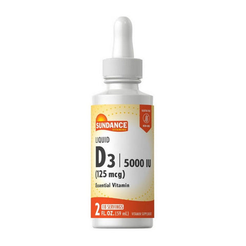 Sundance, Vitamin D3 Liquid, 5000 IU, 2 Oz