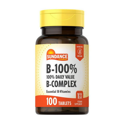 Sundance, Vitamins B-Complex Caplets, 100 Tabs