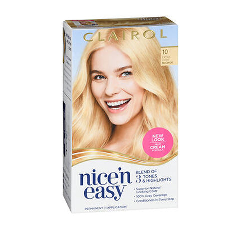 Nice 'n Easy, Permanent Haircolor 10 Extra Light Blonde, 1 Each
