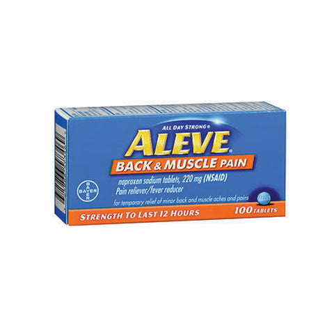 Aleve, Back & Muscle Pain, 100 Tabs