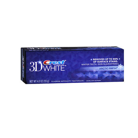 Crest, 3D White Fluoride Anticavity Toothpaste Icy Cool Mint, 3.5 Oz
