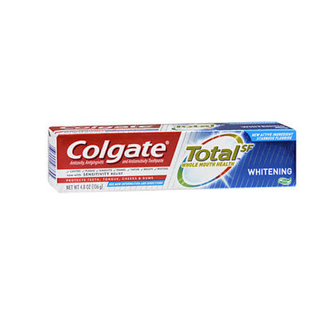 Colgate, Total SF Whitening Toothpaste Gel, 4.8 Oz