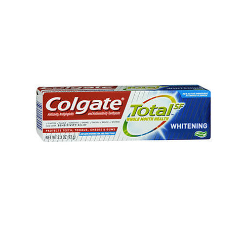 Colgate, Total SF Whitening Anticavity-Antigingivitis & Antisensitivity Toothpaste Gel, 3.3 Oz