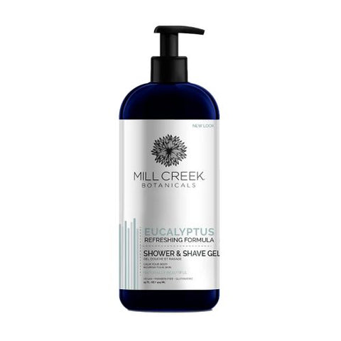Mill Creek Botanicals, Shower & Shave Gel, Eucalyptus 14 Oz