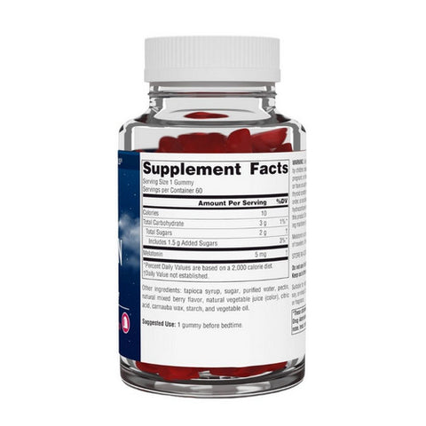 Source Naturals, Sleep Science Melatonin Mixed Berry, 5mg 60 Gummies