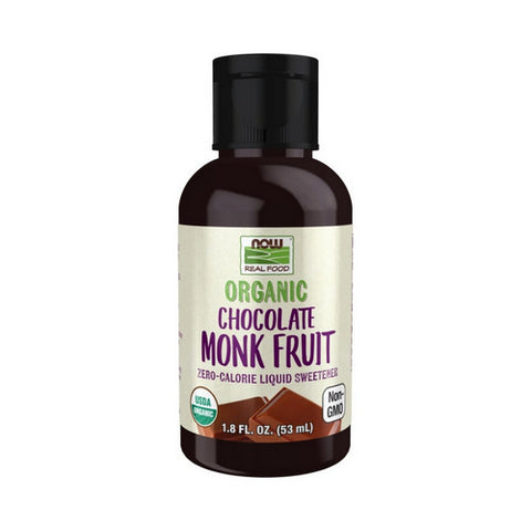 Now Foods, Organic Chocolate Liquid Monk Fruit, 1.8 Oz