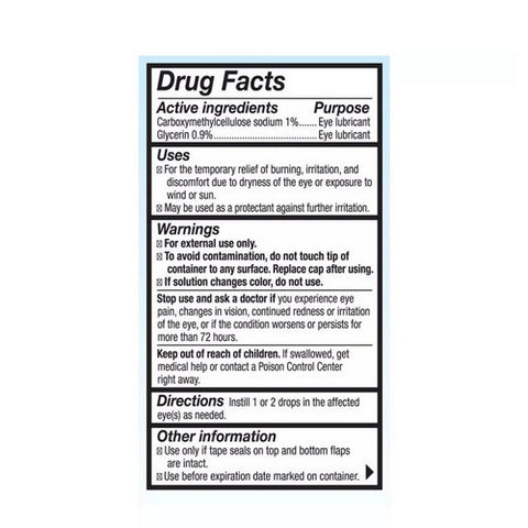 Refresh, Optive Gel Drops Lubricant, 10 ml