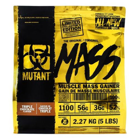 Mutant, Mutant Mass, Triple Chocolate 5 lbs