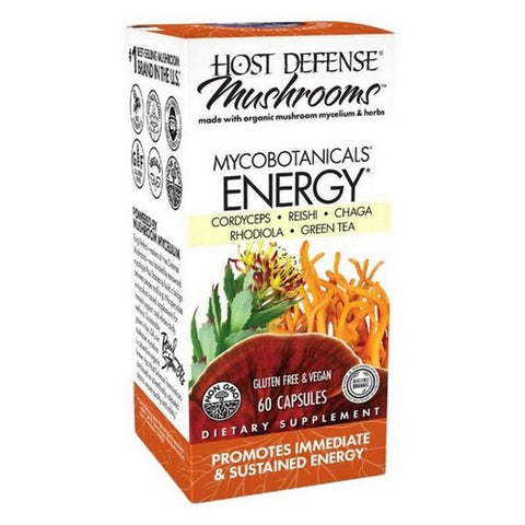 Host Defense, MycoBotanicals Energy Capsules, 60 Cap