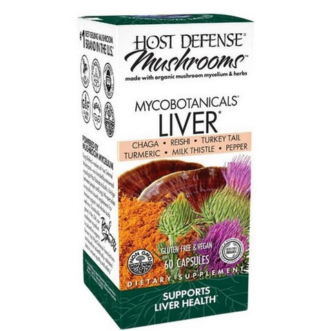 Host Defense, MycoBotanicals Liver Capsules, 60 Cap