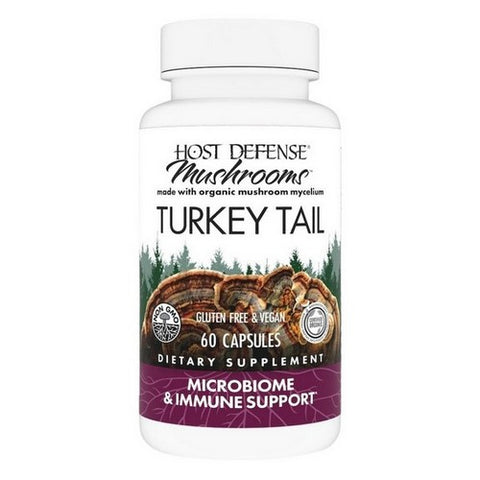 Host Defense, Turkey Tail Capsules, 60 Cap