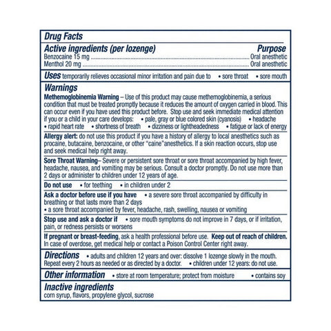 Vicks, VapoCool Sore Throat Lozenges Winterfrost, 16 Each