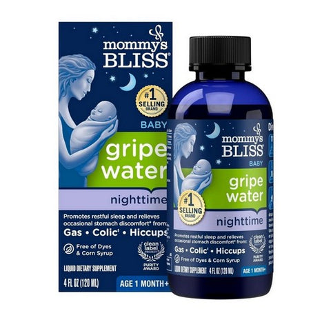 Mommys bliss, Nighttime Gripe Water 1 Month Plus, 4 Oz