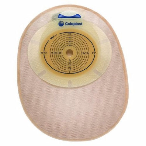 Coloplast, Ostomy Pouch SenSura  One-Piece System 3/8 to 3 Inch Stoma Closed End Flat, Trim To Fit, Box Of 30