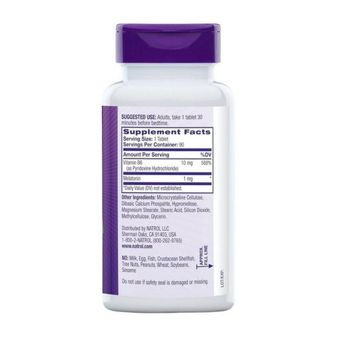 Natrol, Melatonin Time Release, 1 mg, Time Release 90 Tabs
