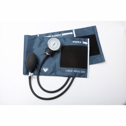 McKesson, Aneroid Sphygmomanometer Unit Large Adult Cuff Nylon Cuff 34 - 50 cm 01-775-12XNGM, Box Of 1