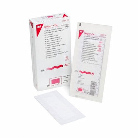 3M, Composite Dressing Medipore 3-1/2 X 8 Inch Rectangle Sterile Nonwoven Backing, Box Of 25